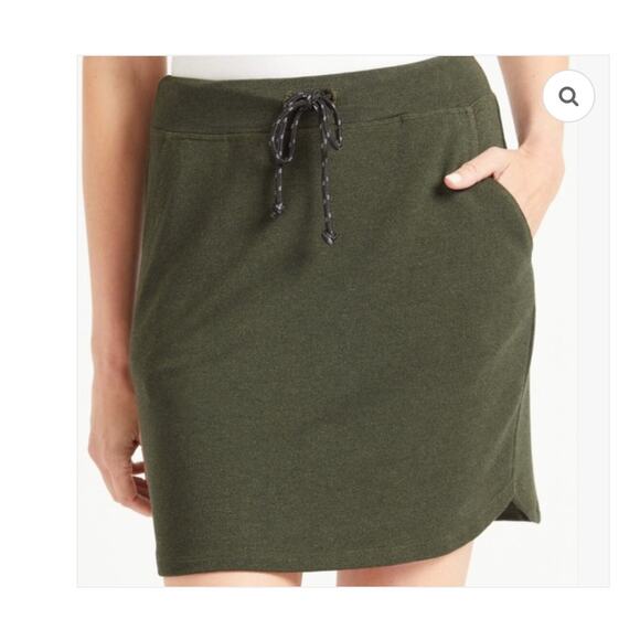 Sundry Size 2 L For Evereve Green Pockets Mini Knit Skirt S - Picture 1 of 5